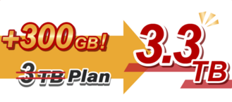 +10% 3TB Plan +10% 3TB Plan