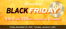 Campaign/★Special Offer★ TeraCLOUD Winter Sale 2020!
