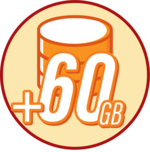 60GB Capacity 60GB Capacity