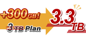+10% 3TB Plna
