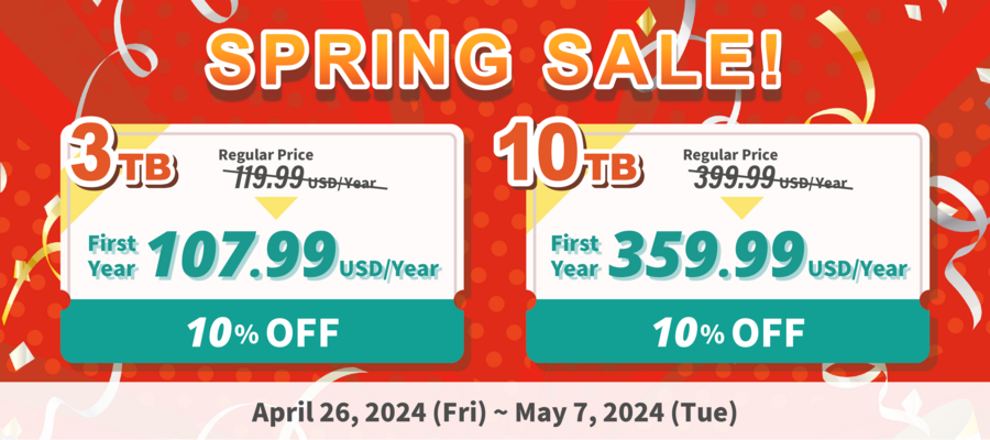 Annual Plan Spring Sale