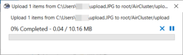 Uploading will begin Uploading will begin
