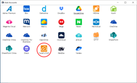 Click "InfiniCLOUD" Click "InfiniCLOUD"