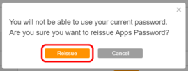 Click "Reissue"