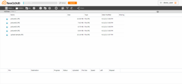 The upload is completed