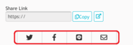 Send a share link via email or social networking Send a share link via email or social networking