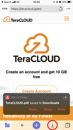 Select the download icon