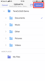 Press "Upload"