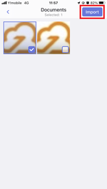 Select the file(s) you want to upload