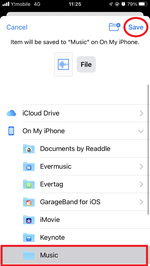 Select the specific folder and click "Save" Select the specific folder and click "Save"