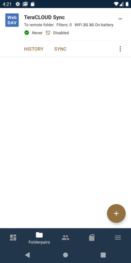 Folderpair created