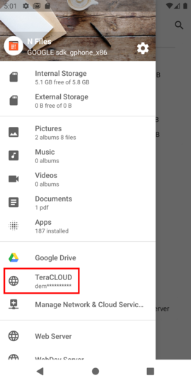 Tap the menu icon Tap the menu icon