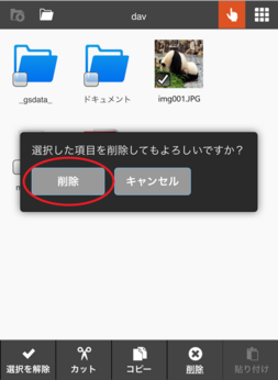 削除